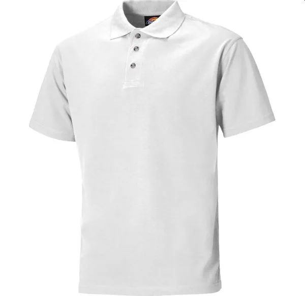 Dickies Polo Shirt weiss 65%Polyester/35%Baumwolle 200g/m²