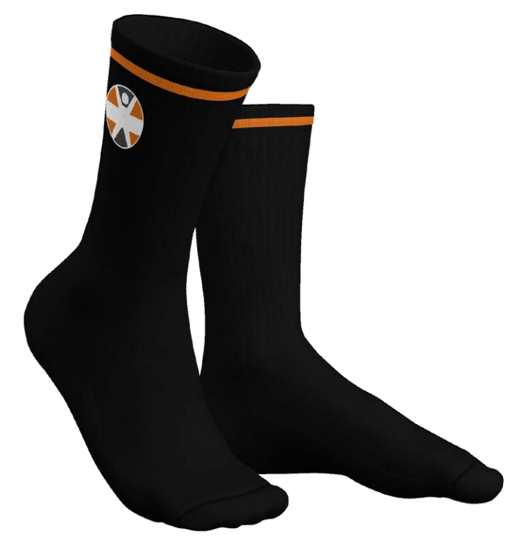KOKOTT Premium Socke schwarz mit Logo 