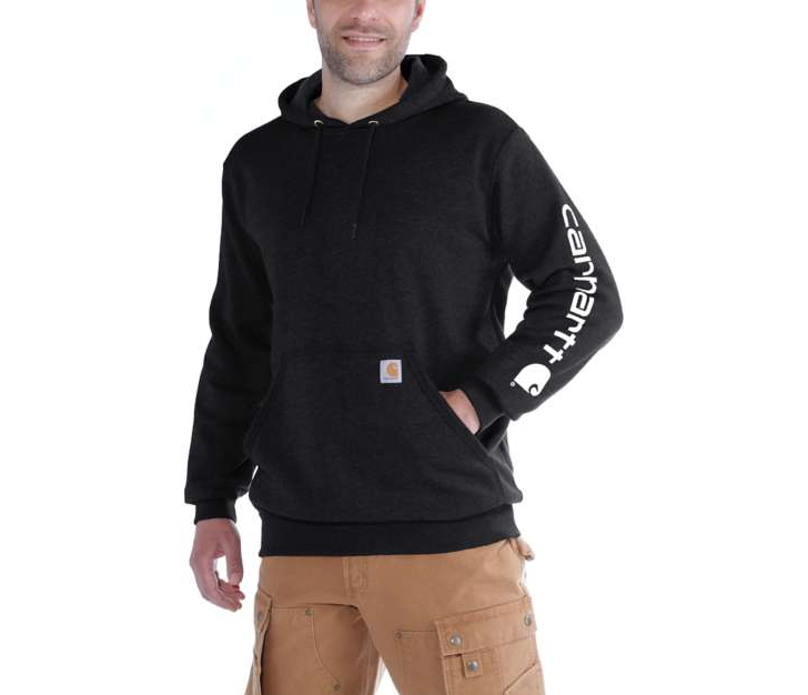 Carhartt Sweatshirt K288, Schwarz, Loose Fit