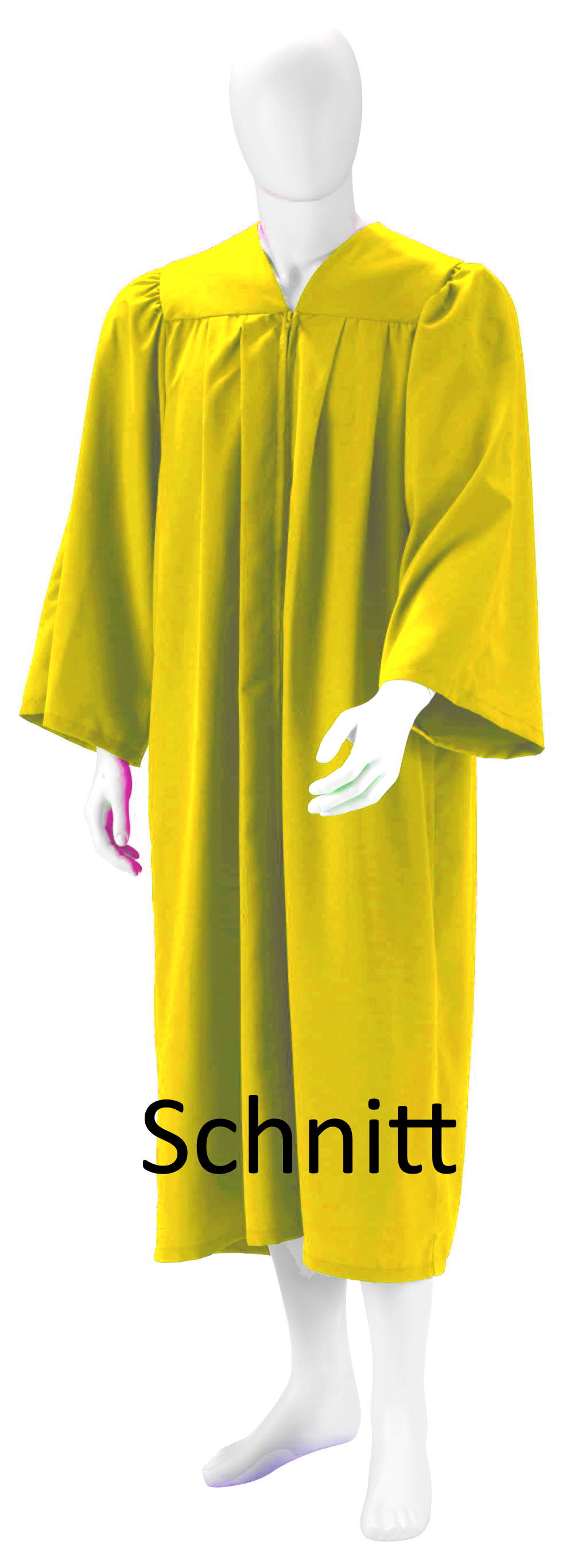 Robe Graduation Gown goldgelb Basic-C 