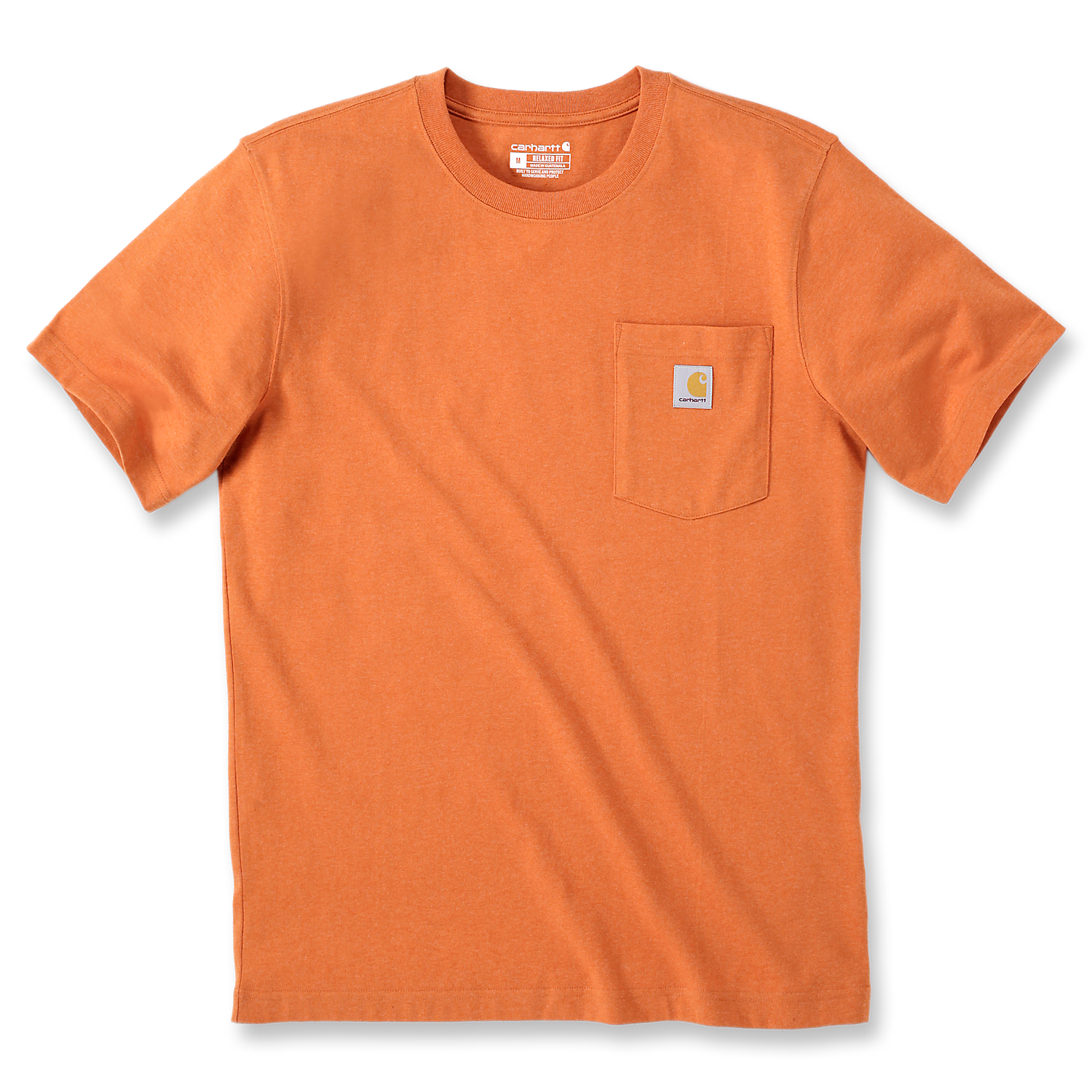 Carhartt Herren T-Shirt K87 Short-Sleeve Pocket, Marmalade