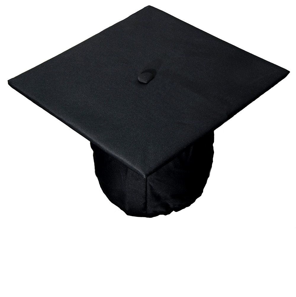 Graduation Cap 'A' Freedom black Doktorhut US Variante A