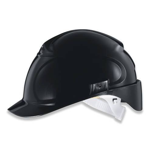 Uvex Schutzhelm Airwing B, nach EN397 Norm, schwarz, Helmschale aus Polyethylen