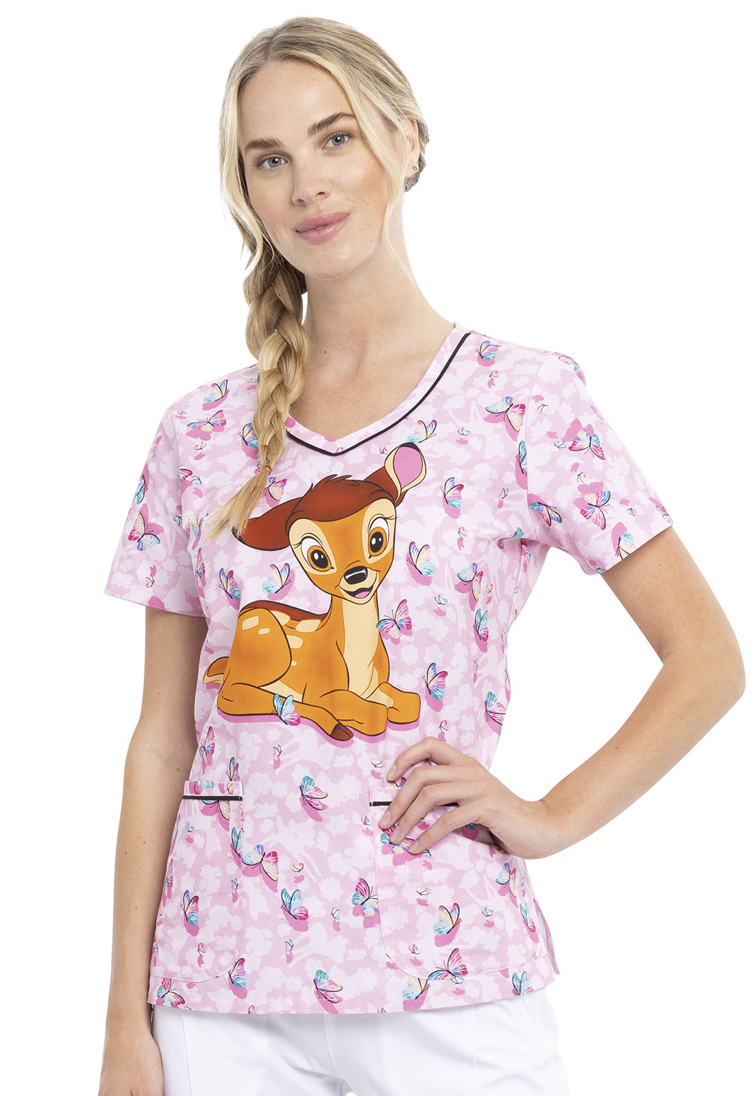 Cherokee Damen Kasack, Schlupfhemd mit Motiv "Flutters Bambi"