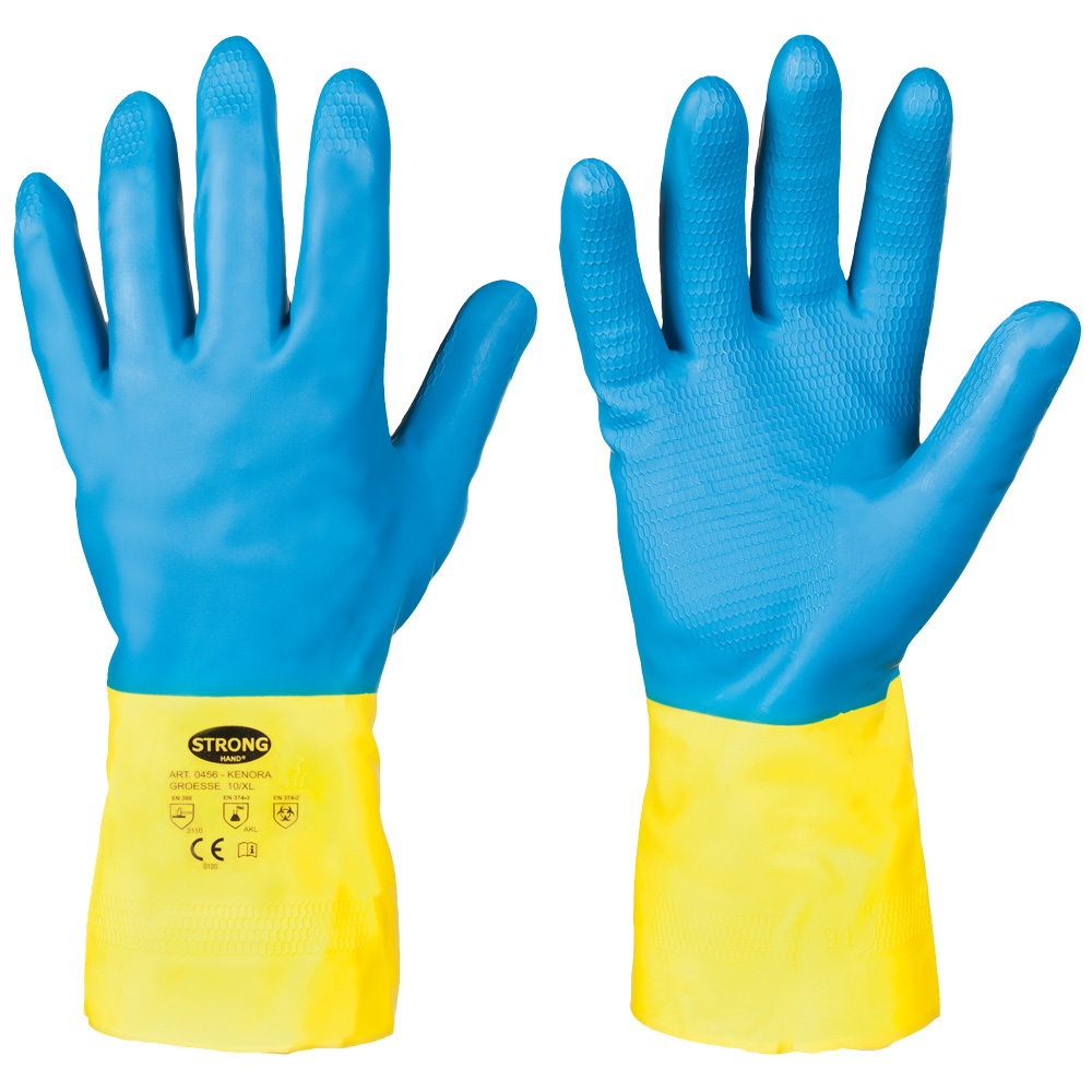 Feldtmann Handschuh Kenora blau/gelb