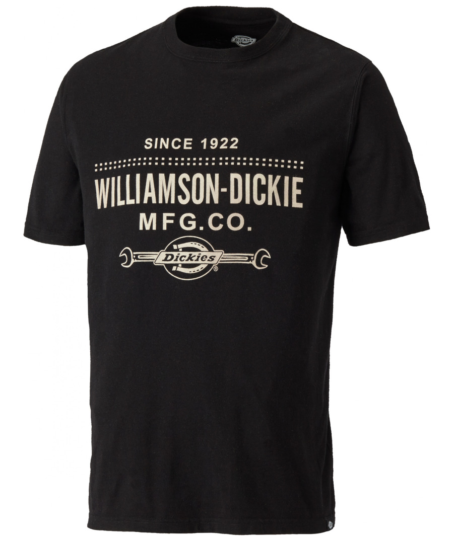 Dickies T-Shirt Castleton, Schwarz, 100% Baumwolle 