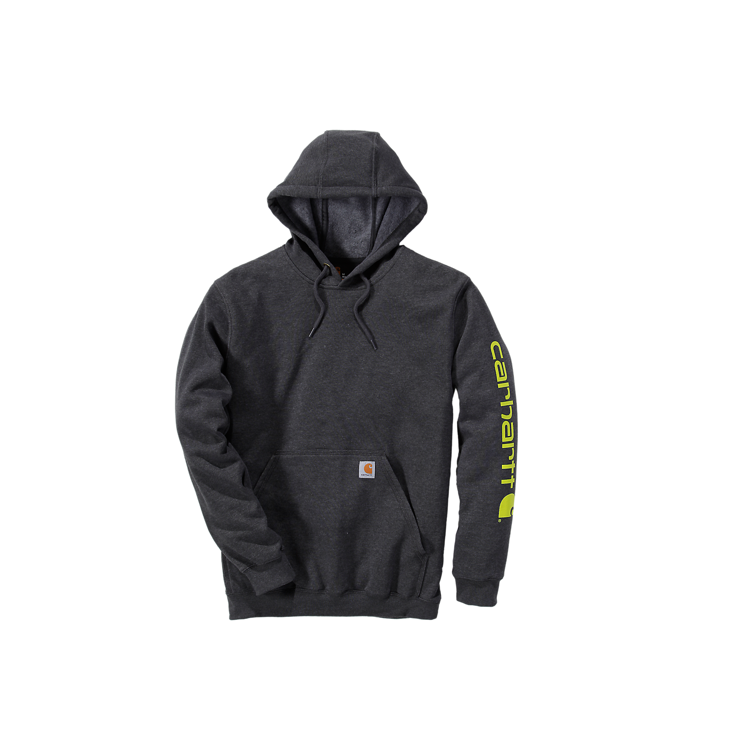 Carhartt Herren Pullover Sleeve Logo Hooded Sweatshirt, Carbon