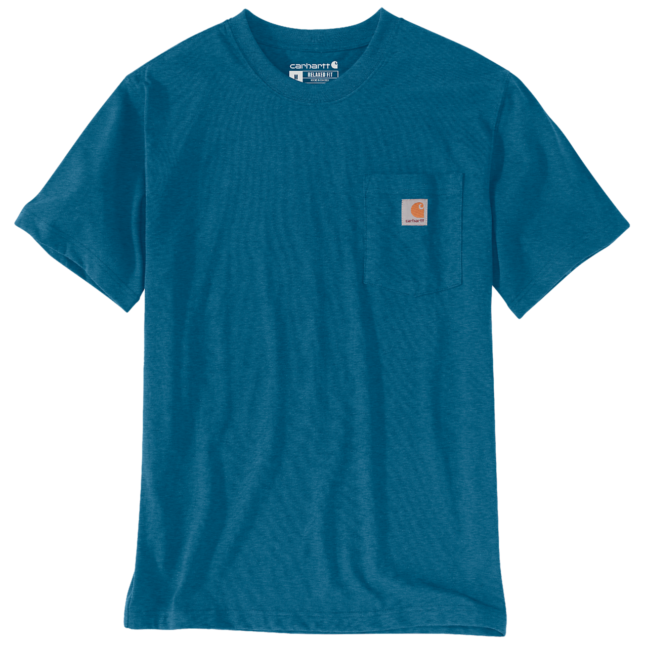 Carhartt T-Shirt K87 Pocket, Deep Lagoon Heather