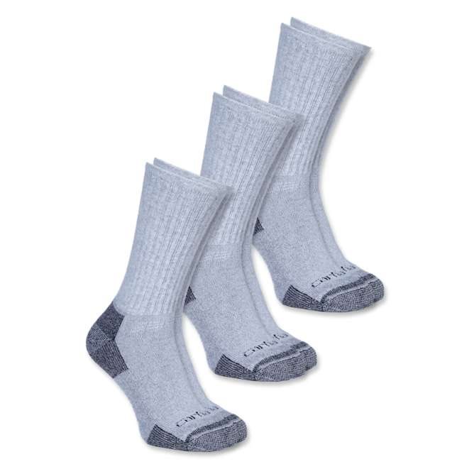 Carhartt All season Sock 3er Pack grau 60%Baumwolle/30%Polyester/9%Nylon/1%Lycr