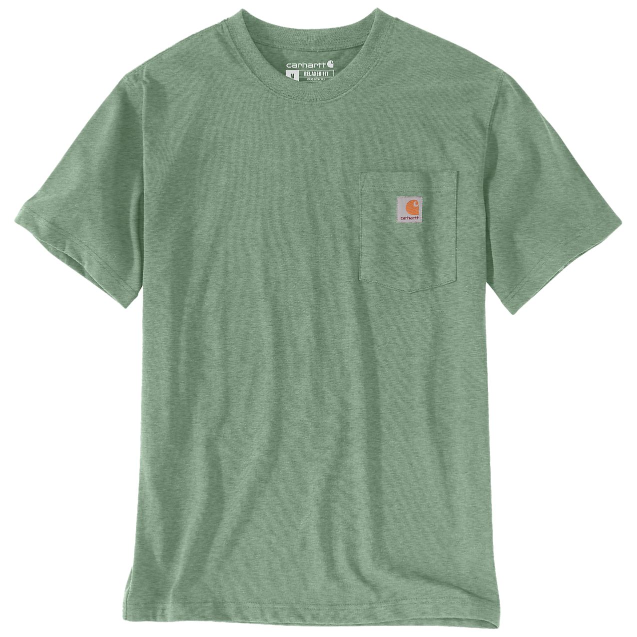 Carhartt T-Shirt K87 Pocket, Dusty Olive 