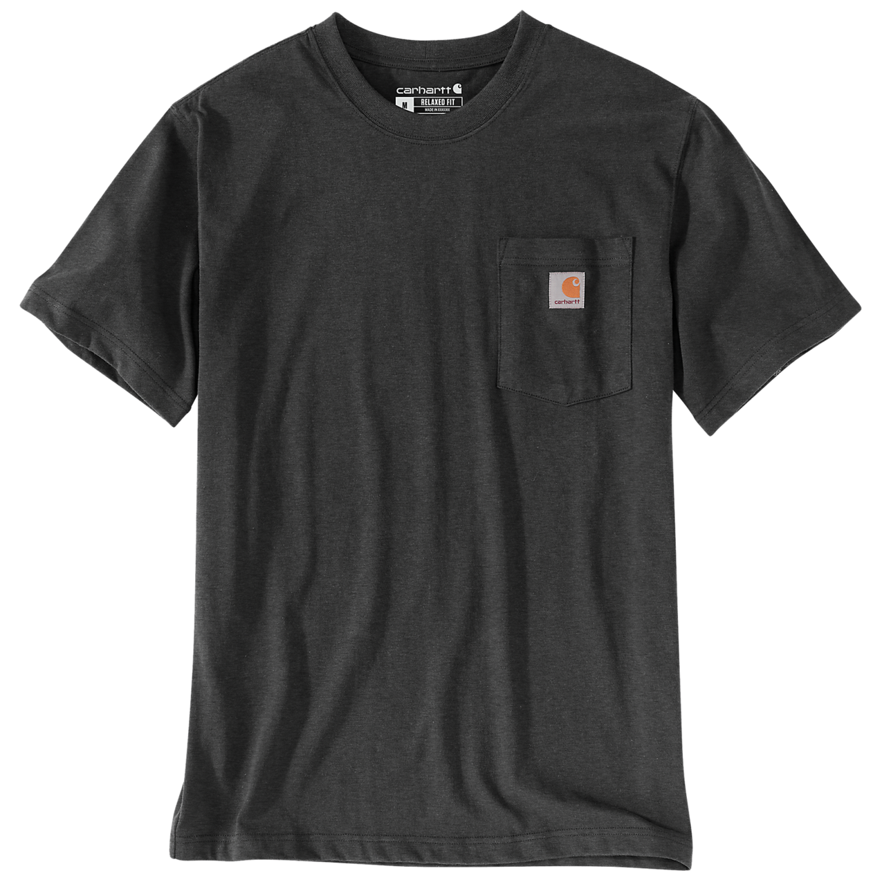 Carhartt T-Shirt K87 Pocket, Carbon Heather 