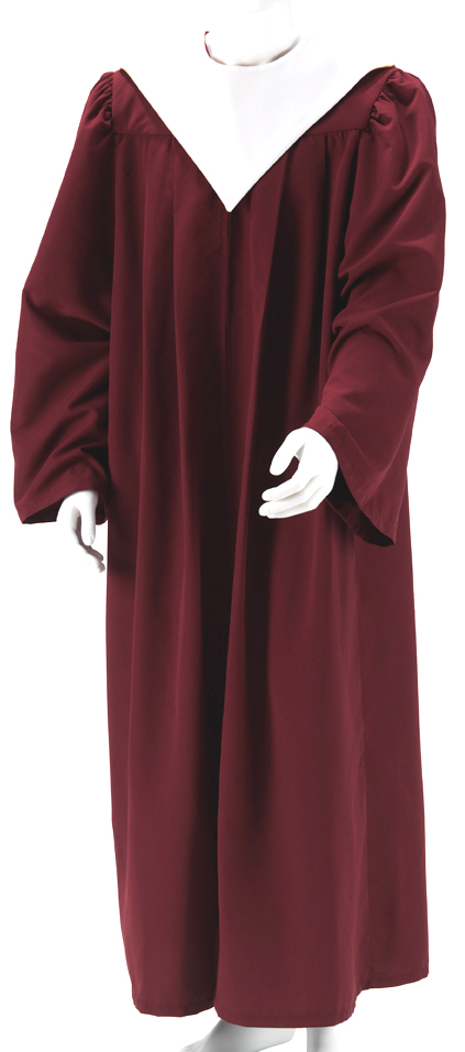 Artneedle Graduation Gown, Graduations Robe weinrot, 100% Polyester