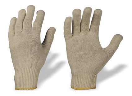 Feldtmann Handschuh Mutan aus Baumwolle rohweiß
