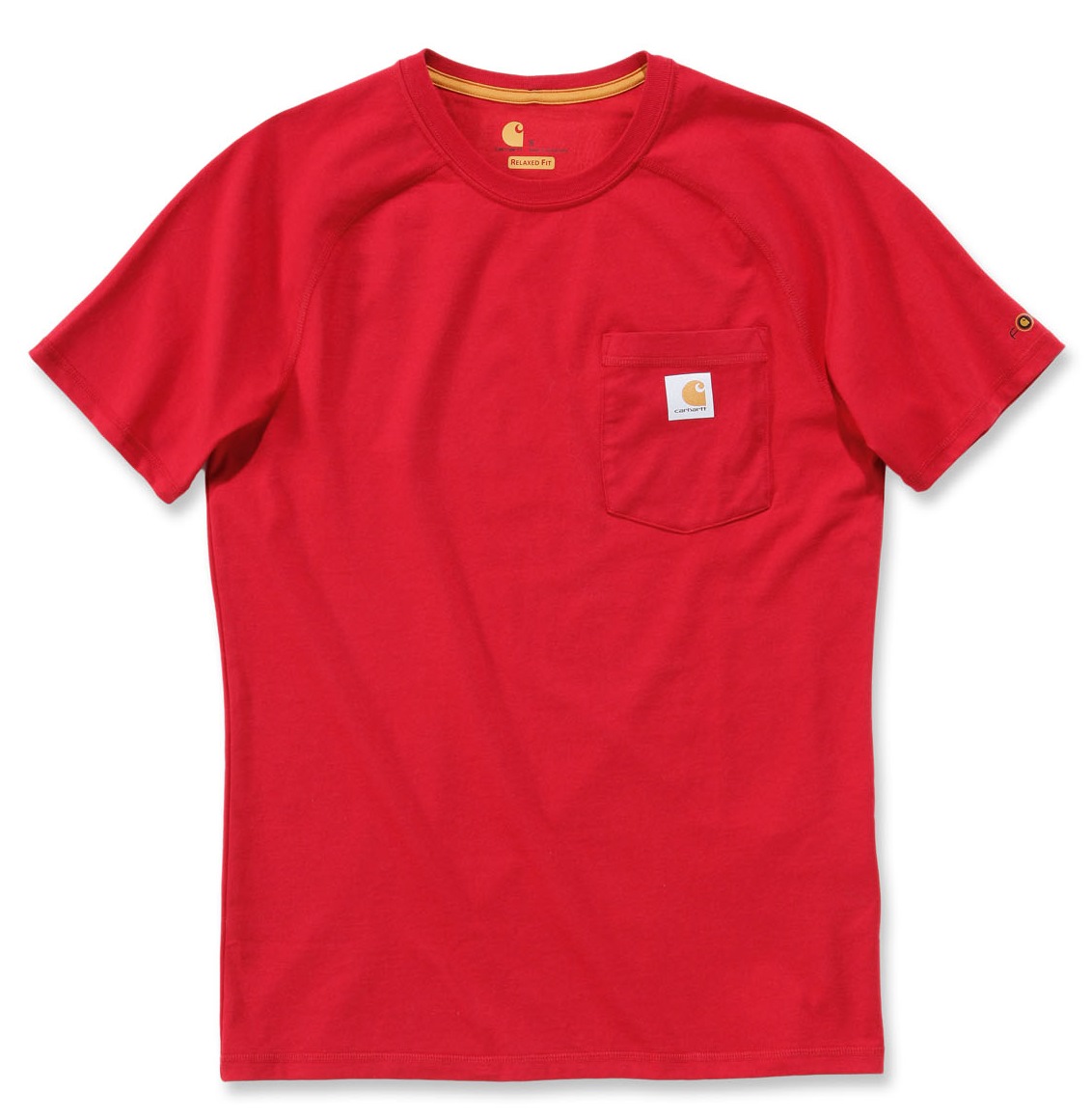 Carhartt Herren T-Shirt Force Dry, Rot