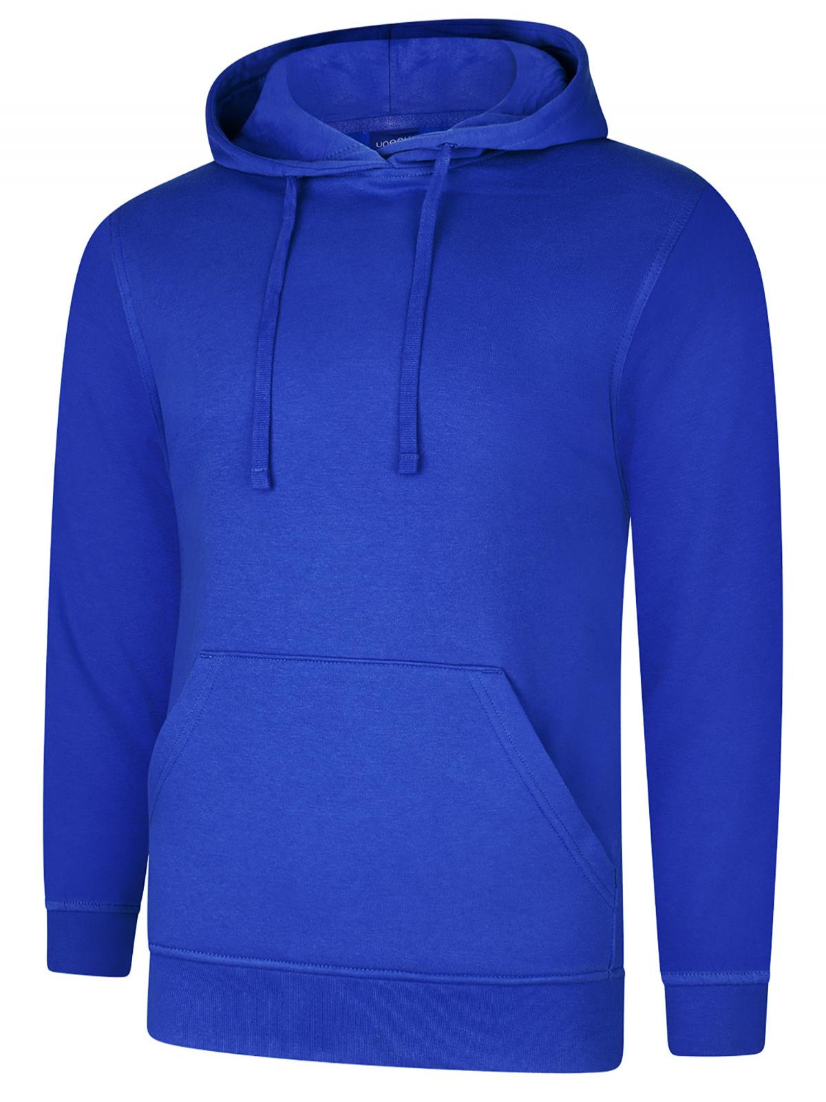 Uneek Herren Sweatshirt Hooded Deluxe königsblau