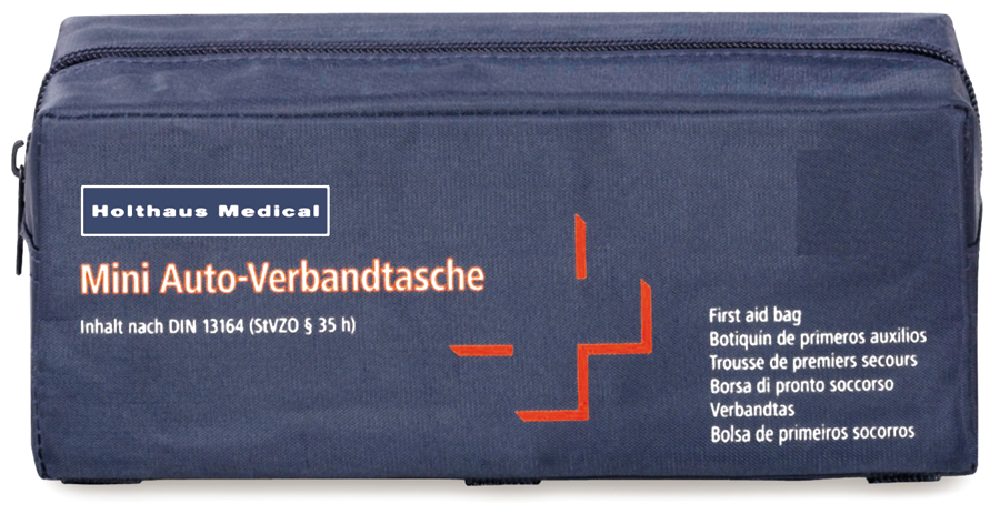 Holthaus Medical Mini Verbandstasche 'Auto' 22x8,5x8cm