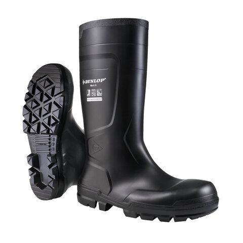 Stiefel schwarz Dunlop Work-It full S5 Schafthöhe ca. 38cm EN345 S5 SR FO LG