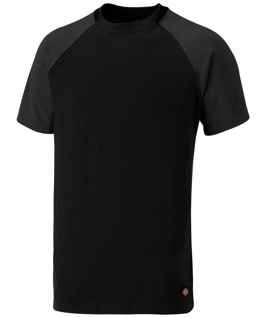 Dickies Unisex T-Shirt Two Tone, Schwarz/Grau