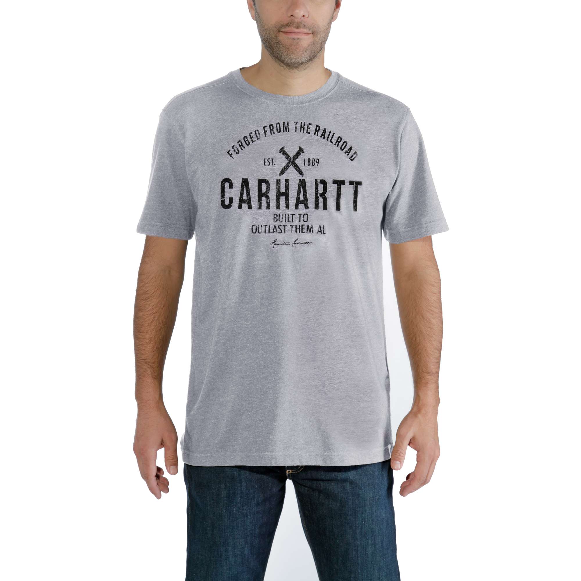 Carhartt Herren T-Shirt Made to Outlast, Grau