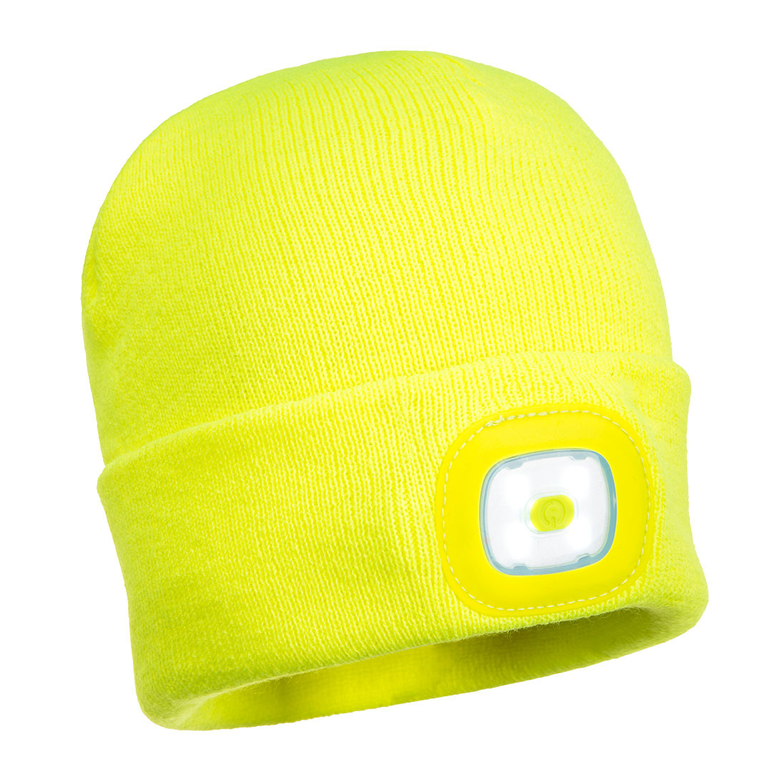 Portwest Kindermütze B027, mit LED Kopflicht, Gelb