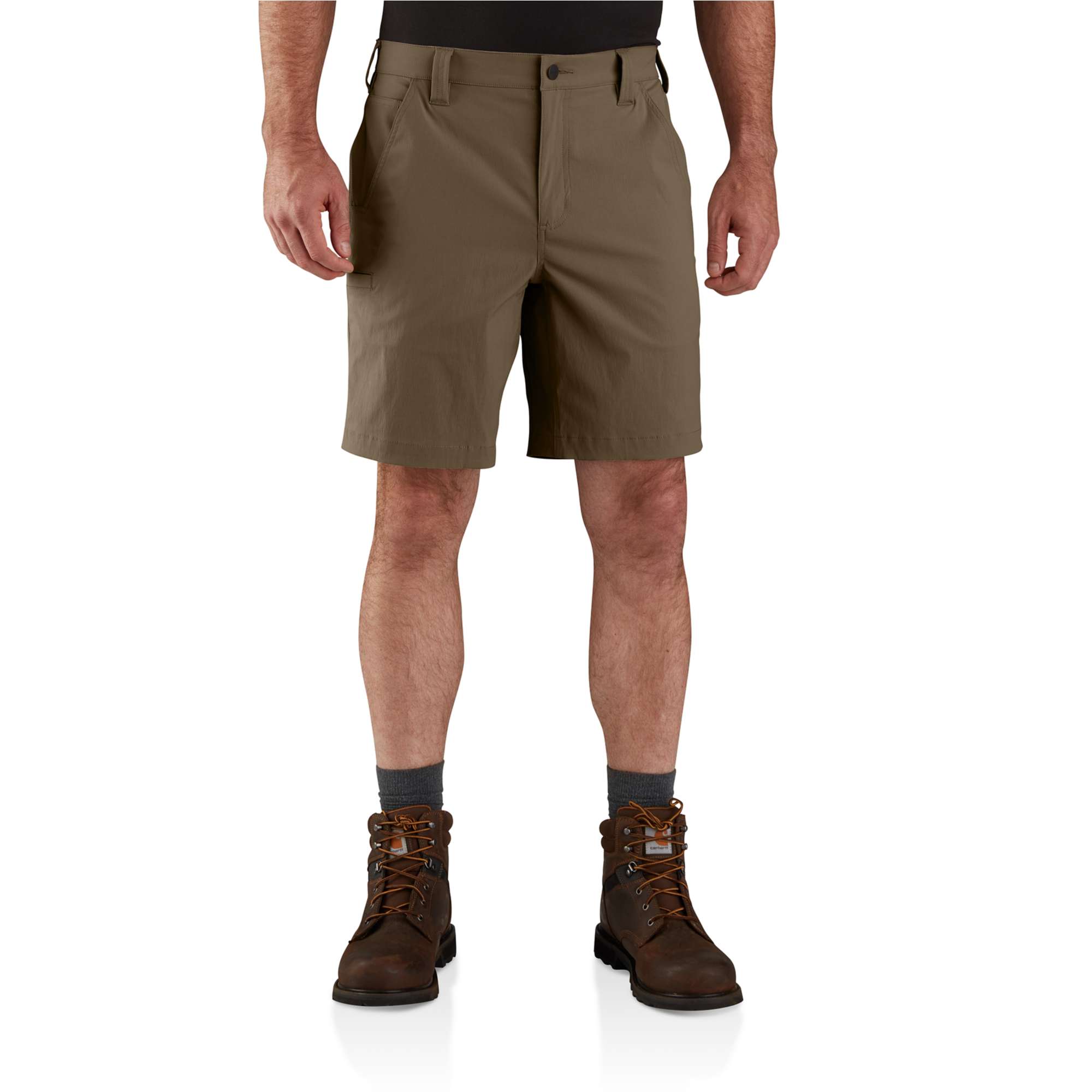 Carhartt Shorts Force Relaxed Fit Lightweight, Ripstop, Tarmac