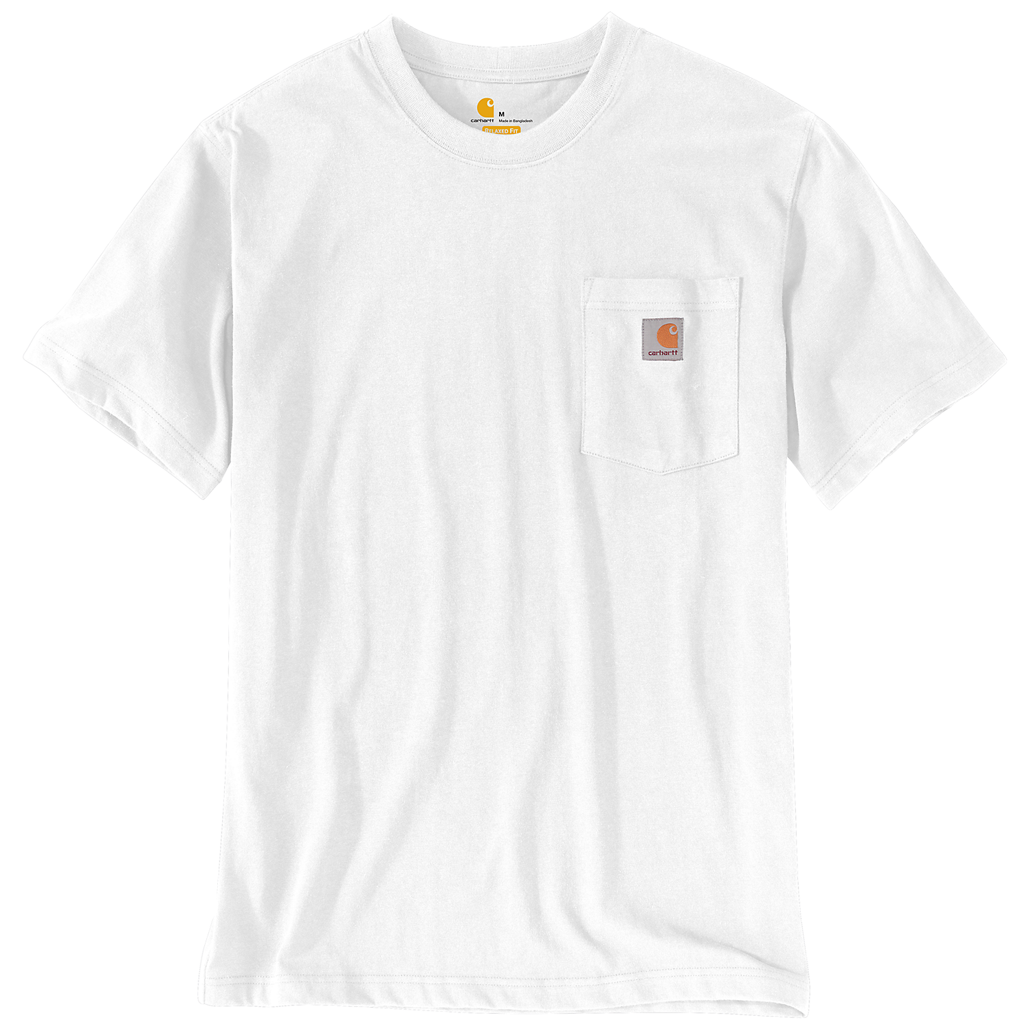 Carhartt T-Shirt Pocket S/S, Weiß 