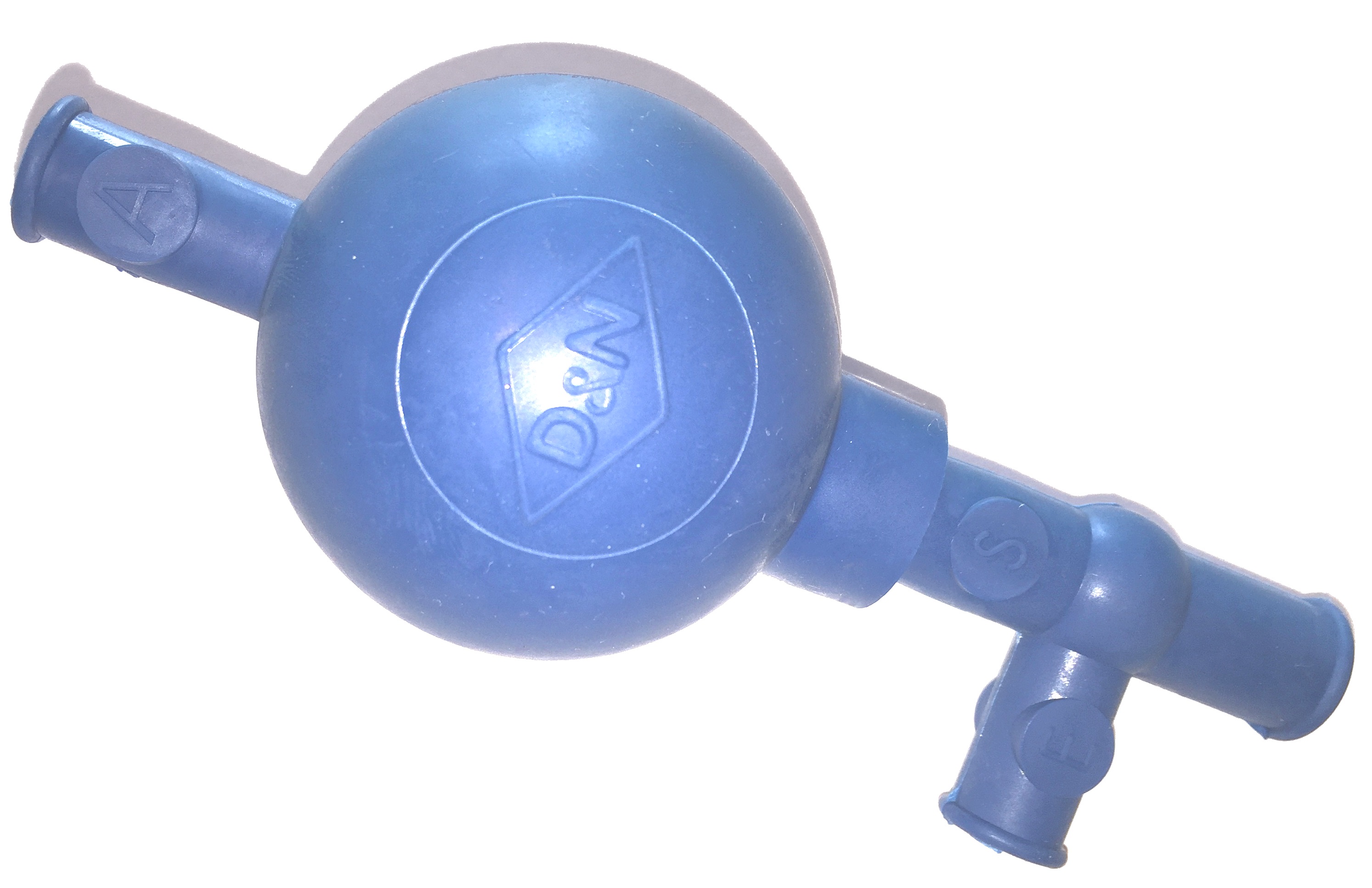 Peleusball Pipettierball Blau, Standard, für 10ml Pipetten, Naturkautschuk
